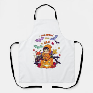 All Booked For Halloween  Teacher Ghost Apron