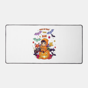 All Booked For Halloween  Teacher Ghost Desk Mat