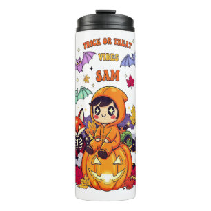 All Booked For Halloween  Teacher Ghost Thermal Tumbler
