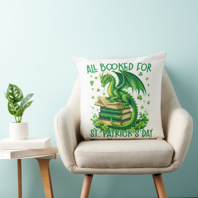 All Booked for St Patrick's Day Cushion (Chair)