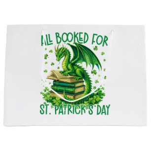 All Booked for St Patrick's Day Large Gift Bag