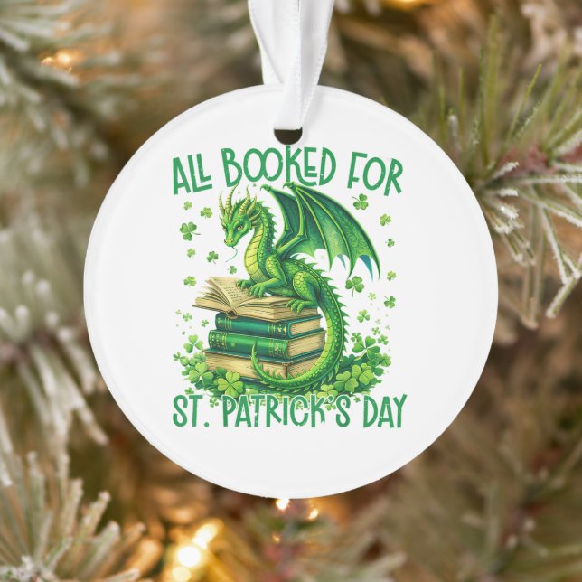 All Booked for St Patrick's Day Ornament (Tree)