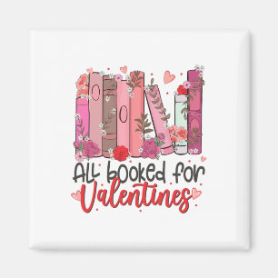 All Booked For Valentine Teacher Valentines Day Bo Magnet