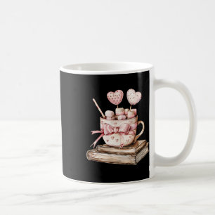 All Booked For Valentines Coquette Bow Teacher Boo Coffee Mug