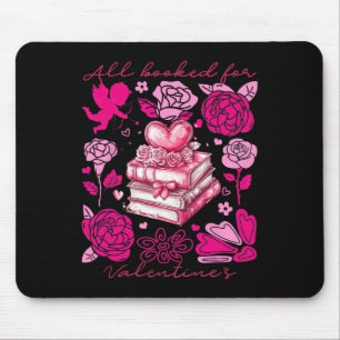 All Booked For Valentines Mouse Pad