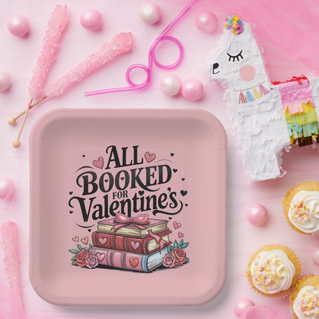 All booked for Valentine's Paper Plate (Party)