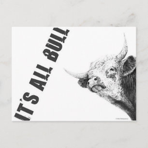 ALL BULL POSTCARD