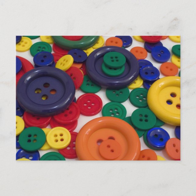 All Buttoned Up Postcard (Front)