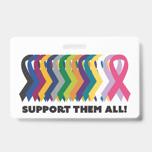 All Cancer Awareness ID Badge