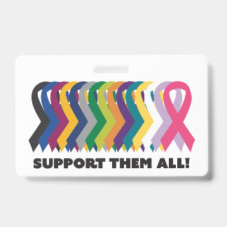 All Cancer Awareness ID Badge