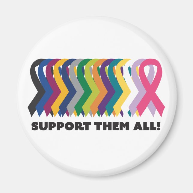 All Cancer Awareness Magnet (Front)