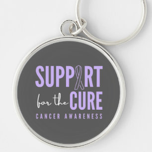 all cancer awareness. support. cure. Keychain