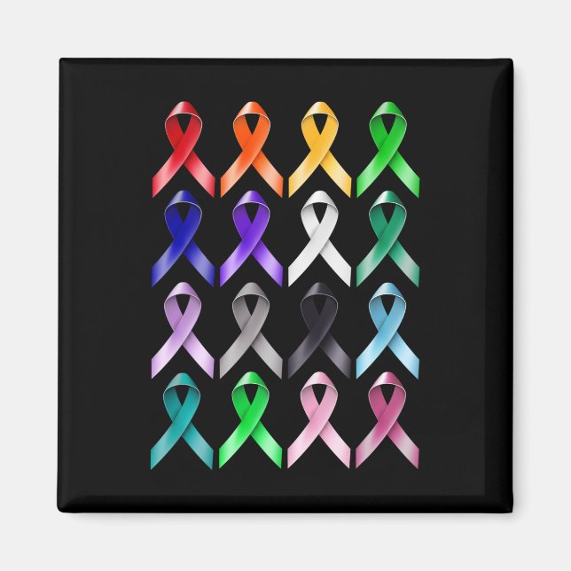 All Cancer Awareness World Cancer Day  Magnet (Front)