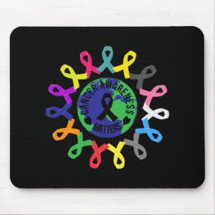 All Cancer Matters Awareness Cancer Support All Ri Mouse Pad