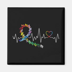 All Cancer Matters Awareness Day Heartbeat 3  Magnet