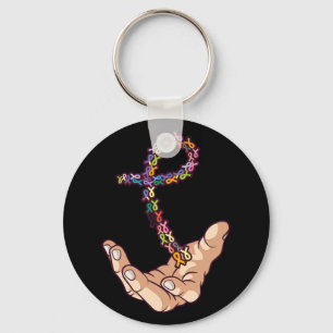 All Cancer Matters Awareness Day Ribbons Key Ring