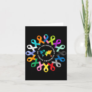 All Cancer Matters Awareness Fight Cancer Ribbon Card