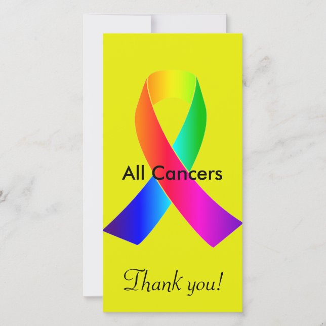 All Cancers Thank You Card (Front)