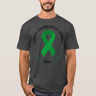 All Caps Celiac Disease Awareness Autoimmune disea T-Shirt