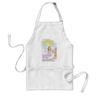 All Cats Go To Heaven? Funny Gifts & Tees Standard Apron