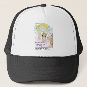 All Cats Go To Heaven? Funny Gifts & Tees Trucker Hat