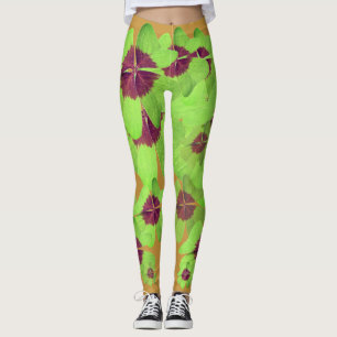 All clovered with luck---compression leggings