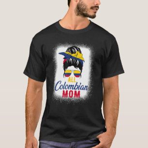 All Colombian Mum Colombia Flag For Mother T-Shirt
