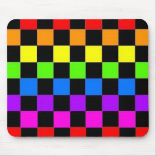 All Colours Chequered Mousepad