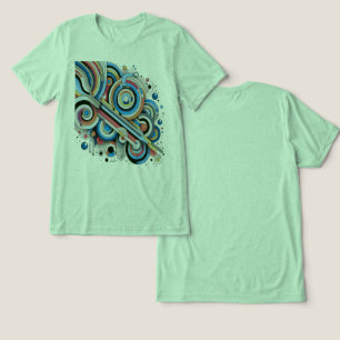 All Colours Rainbow Palette Artdesign T-Shirt Tri-Blend Shirt