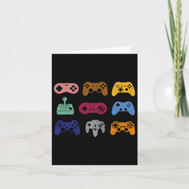 All Control Video Game Controller Console Gaming R Card (Front)