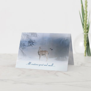 All Creatures Great and Small Christmas Card