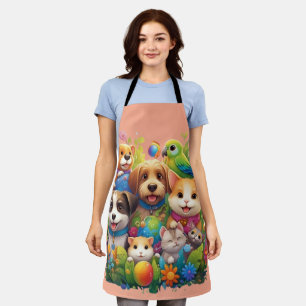 All Creatures Great & Small – Whimsical Wildlife Apron