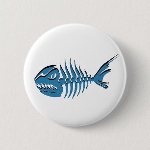 ALL DEM BONES 6 CM ROUND BADGE