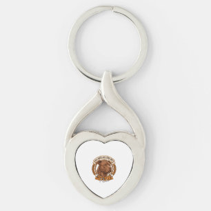 All Dogs Are Cool But Pitbulls Rule Dog Chain Bone Key Ring
