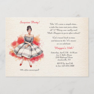 All Dressed Up Invitation