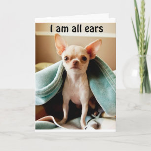 ALL EARS TO HEAR ABOUT **BEING NEW PARENTS** CARD