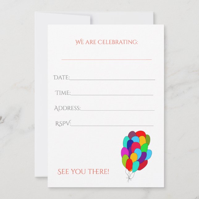 All event invitation (Back)