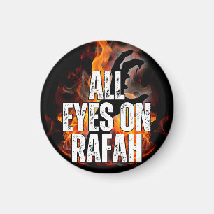 ALL EYES ON RAFAH - Rafah Gaza Palestine massacre Magnet