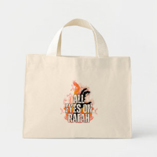 ALL EYES ON RAFAH - Rafah Gaza Palestine massacre Mini Tote Bag