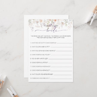 All Eyes On The Bride Bridal Shower Game Invitation