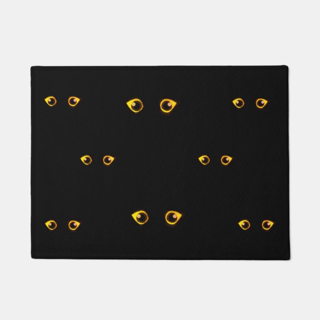 All Eyes On You Halloween Doormat (Front)
