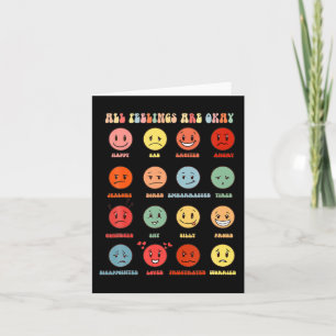 All Feeling Are Okay  Mental Health Matters  Card