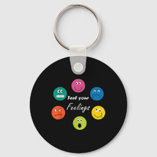All Feelings Are Okay Mental Health Awareness Mont Key Ring