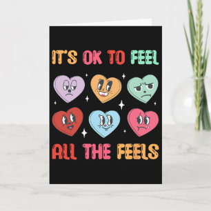 All Feels Counsellor School Heart Valentine Mental Card