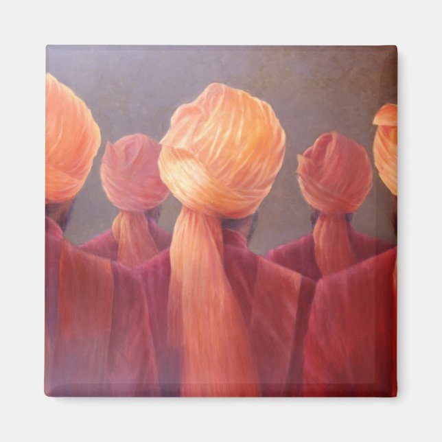 All Five Heads Magnet (Front)