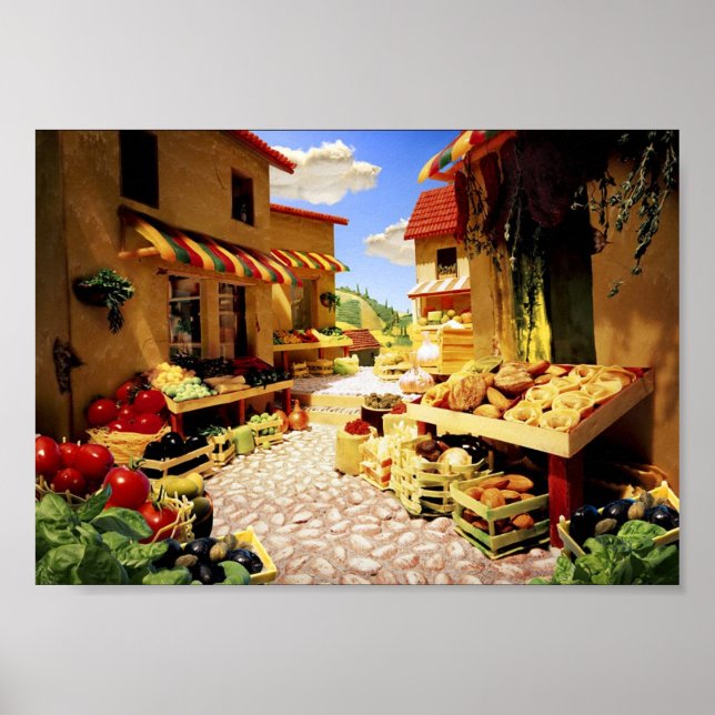 All Food Market Poster (Front)