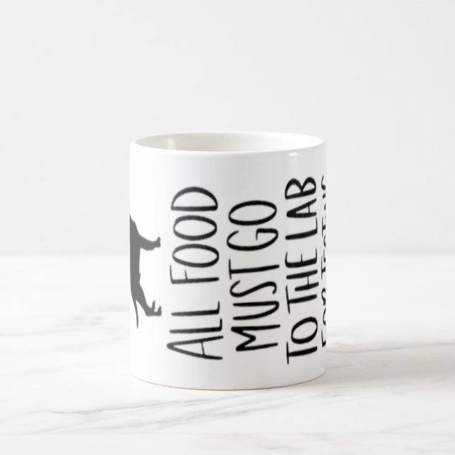 ALL FOOD MUST GO TO THE LAB FOR TESTING Coffee Mug (Center)
