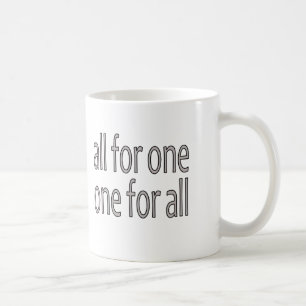 All for One, Un Pour Tous Coffee Mug