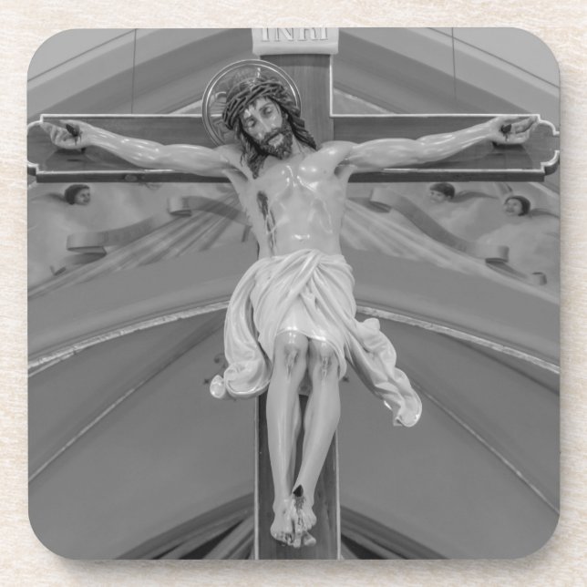 All For You Grayscale Coaster (Front)