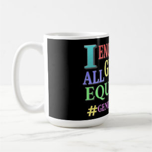 "ALL GENDERS EQUALITY" Cute Design. Buy Now Coffee Mug